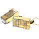 Конектор RJ45 Vention 2 шт Cat.8 FTP екранований металевий корпус 40 Гбіт/с напрямна вставка позолочені контакти 50U Золотистий IDHR0-2 фото 1