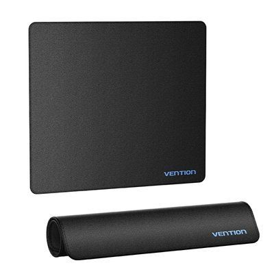 Игровой коврик для мыши Vention 450x400 мм гладкая тканевая поверхность прошитые края толщина 4 мм противоскользящая основа Черный KDZB0 фото
