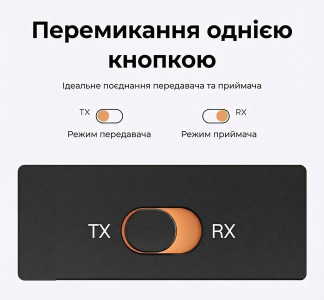 Bluetooth-адаптер Ugreen 1.5 м 2 в 1 приемник передатчик Bluetooth 5.4 AUX 3.5 мм USB спиральный с микрофоном и OLED дисплеем Черный 45236 фото
