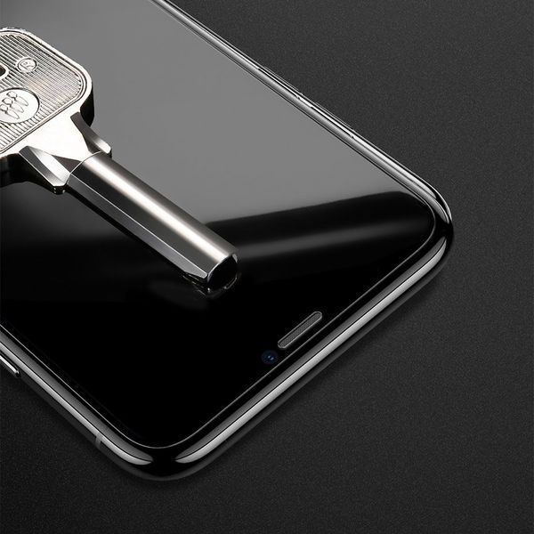 Захисне скло Baseus для iPhone X/XS/11 Pro 5.8" комплект 2 шт повноекранне із захистом від синього світла Anti-Blue Light та олеофобним покриттям Прозорий SGAPIPH58-LS02 фото