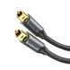 Кабель оптичний аудіо Vention 15 м Toslink S/PDIF для TV PS4 Xbox саундбара підтримка 5.1 7.1 позолочені конектори нейлонове обплетення Чорний BAVBN фото 1