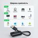 Внешняя звуковая карта Ugreen 15 см USB 2.0 на 2х3.5 мм jack раздельные порты для микрофона и наушников чип C-Media шумоподавление поддержка TRS для ПК PS5 Черный 30724 фото 6