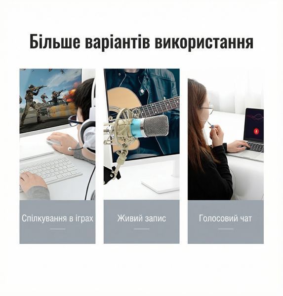 Зовнішня звукова карта Vention 0.15м USB на 2x3.5 мм mini-jack окремі порти для навушників та мікрофона алюмінієвий корпус позолочені контакти Сірий CDKHB фото