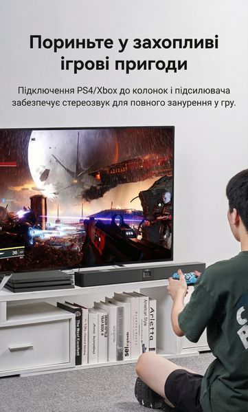 Оптичний аудіокабель Vention 3 м Toslink на Mini Toslink 3.5 мм Hi-Fi 5.1 позолочені конектори алюмінієвий корпус тканинне обплетення Чорний BKCBI фото