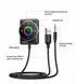 Автомобильный Bluetooth-ресивер Ugreen 1.5 м AUX 3.5 мм Bluetooth 5.4 микрофон с шумоподавлением поддержка двух устройств RGB-подсветка Черный 35002 фото 9