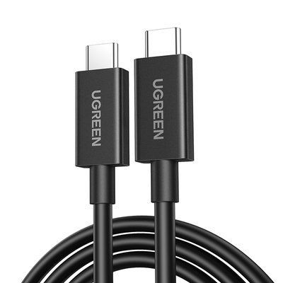 Кабель Ugreen 1 м Thunderbolt 5 USB-C на USB-C 80 Гбит/с PD 240 Вт видео 16K Черный 45996 фото