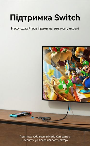 Док-станция Vention 0.15 м 9-в-1 HDMI 4K 60Гц PD 100 Вт RJ45 1000 Мбит/с 3xUSB 3.0 SD TF Audio 3.5 мм Серый TFLHB фото