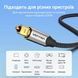 Оптичний аудіокабель Vention 1 м Toslink S/PDIF підтримка Hi-Fi 5.1 Dolby DTS позолочені конектори алюмінієвий корпус нейлонове обплетення Сірий BAVHF фото 3