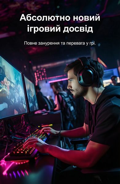 Патч-корд Vention 1 м RJ45 Cat8 SFTP 40 Гбіт/с 2000 МГц бавовняне обплетення Чорний IKOBF фото