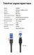 Кабель мережевий Ethernet Ugreen 20м RJ45 Cat 8 40 Гбіт/с 2000 МГц F/FTP нейлонове обплетення Чорний 30800 фото 8