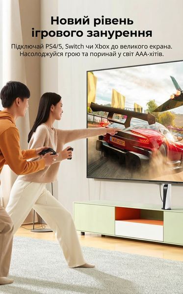 Кабель-переходник UGREEN 1.5 м HDMI на DisplayPort 4K 60Hz поддержка 144Hz с питанием USB нейлоновая оплетка Черный 25153 фото