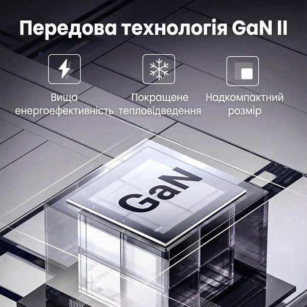 Мережевий зарядний пристрій Ugreen 1x USB-C 20 Вт технологія GaN швидка зарядка PD 3.0 та QC 4.0+ Сірий 55528 фото